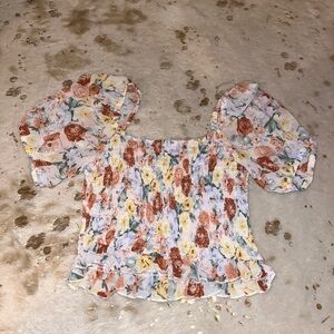 Floral crop top